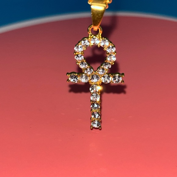 Ankh necklace gold - Picture 1 of 4